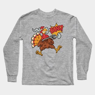 Turkey's Revenge Funny Thanksgiving Holiday Long Sleeve T-Shirt